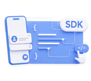 Рисунок к статье: Мобильный SDK: что это такое и как встроить чат в приложение